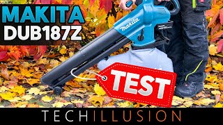 🔥EXTREMETEST The COMPACT 18V Cordless Leaf Blower  Vacuum DUB187Z from MAKITA😱  Makita DUB187Z [upl. by Mroz285]