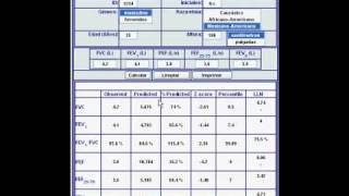 Calculo Espirométrico Online [upl. by Llenod]