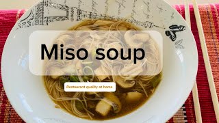 Easy Miso Soup Traditional Japanese Soup♥️💫 [upl. by Claudio]