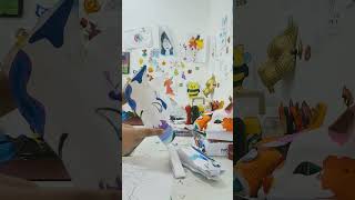 paperdragon therian paper puppet [upl. by Yt]