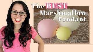 The BEST Marshmallow Fondant Recipe EVER [upl. by Adnawaj]