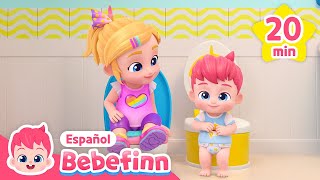 Llegó la Hora del Baño🛁  Canción de Higiene  Canciones Infantiles  Bebefinn en español [upl. by Irallih]