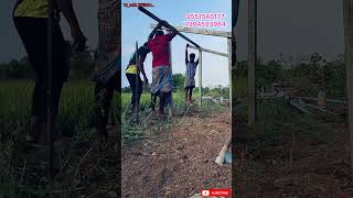 Open Well Solar BLDC Pump in Rasipuram 200 feet 16000 lh bldc solar agriculture farming [upl. by Sirehc312]