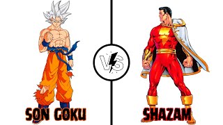 MUI Goku vs Shazam  Death Battle [upl. by Ahsehyt240]