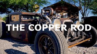 ALL COPPER Turbo Diesel Rat Rod [upl. by Oralie]