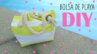 BOLSA DE PLAYA  TUTORIAL [upl. by Leiuqeze]