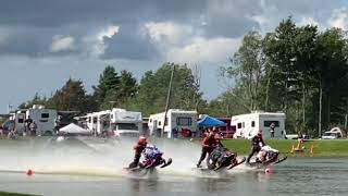 Snowmobile Watercross Racing [upl. by Ardene495]