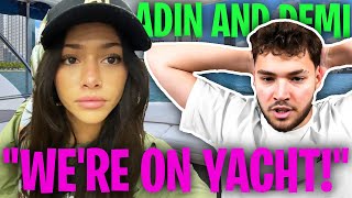 Adin Ross and Demisux Get On Yacht [upl. by Merrick]