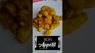 Poulet au citron gingembre et curcuma 🍽️ Pollo con limone zenzero e curcumarecettefacile poulet [upl. by Archambault]