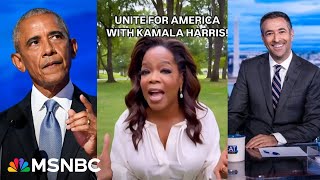 Checkmate Harris taps Oprah and Obama as Trump pushes crypto currency [upl. by Plerre]