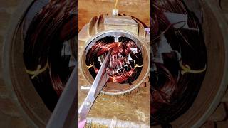 HOW TO SINGLEPHASE WINDING TAMIL shortvideo electrical viralvideo viralshort video viralreels [upl. by Alliuqaj]