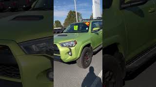 2022 Certified Toyota 4Runner TRD Pro Electric Lime aka Lime Rush at Toyota of TriCities [upl. by Aihsak]