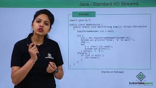 Java  Standard IO Streams [upl. by Ferrick544]