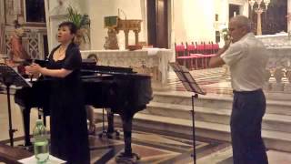 GCaccini  Ave Maria  per Soprano Pianoforte e Flauto voice piano flute [upl. by Akerdnuhs]