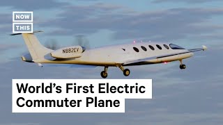 AllElectric Passenger Airplane Takes Flight for First Time [upl. by Amre]