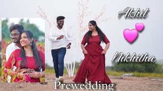 Akhil Nikhitha Prewedding video [upl. by Inirt]