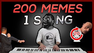 200 MEMES in 1 SONG in 20 minutes [upl. by Hercules]