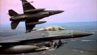 F15 vs F16 dogfight [upl. by Naujid]