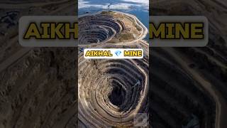 Worlds Largest Diamond Mine 💎  Aykhal Mine  facts shorts viral [upl. by Blankenship]