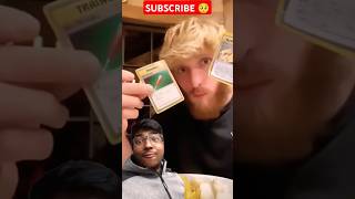 Reacting To Logan Pauls FAKE Pokemon Card TheOfficialLoganPaul shorts [upl. by Nole]