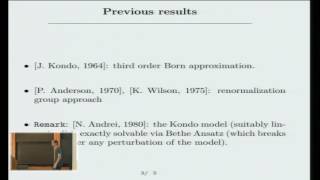 Strongcoupling renormalization group in the hierarchical Kondo model  Ian Jauslin [upl. by Merdith]