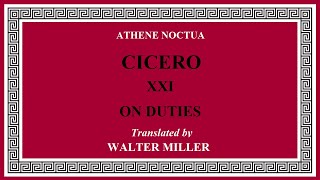 Cicero  On Duties  On Obligations  De Officiis  Full Version [upl. by Weinstock]