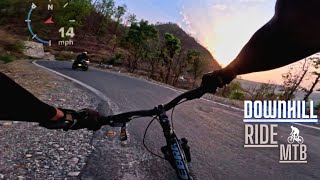 Crazy Mountain side Epic downhill Ride Experience 😲 MTB vlogs mtb Mtboffroading shimano [upl. by Adnwahsar]