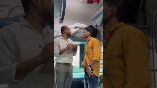 TC ke samne gundagiri ticketcollector trainticket railway shorts [upl. by Drofla573]