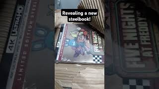 Got a new steelbook in the mail unboxing fivenightsatfreddys bluray fnaf [upl. by Pillsbury]