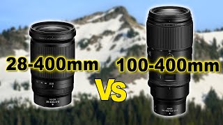 Nikon Z 28400mm vs Nikon Z 100400mm  Image Quality Review [upl. by Ycrad]