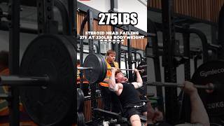 ROIDS vs NATURAL Shoulder Press Competition motivation powerbuilding fitnessmotivation [upl. by Kimbra]