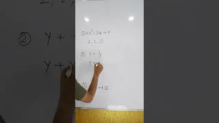 Polynomials class 9 No 1 short video shorts short [upl. by Derward]