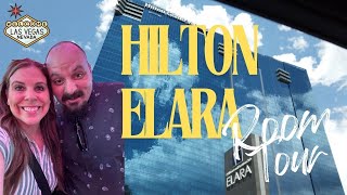 Vegas Hilton Grand Vacations Elara Studio Plus Room Tour [upl. by Neltiak]