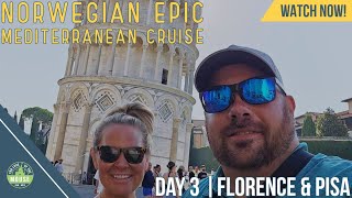 Norwegian Epic Mediterranean Cruise  August 2023  Florence amp Pisa Italy  European Cruise Vlog [upl. by Kissee783]