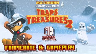 Moorhuhn Jump and Run Traps and Treasures 2  Nintendo Switch  Framerate amp Gameplay [upl. by Ybot456]