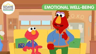 Elmo’s Daddy Demonstrates Teaching Our Own Brains  Emotional WellBeing [upl. by Dasie]