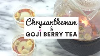 Chrysanthemum amp Goji Berry Tea ♥ Chinese Herbal Tea Recipe [upl. by Izawa]