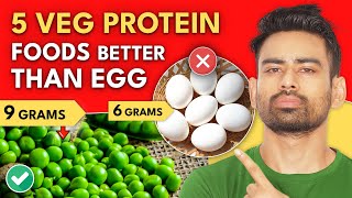 5 Amazing Vegetarian Protein Foods Better Than Egg [upl. by Aciraj]