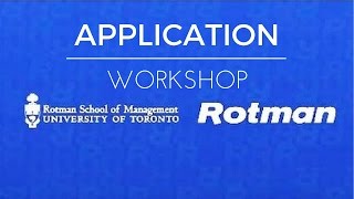 Rotman Commerce Application Workshop 2016 [upl. by Gnud]