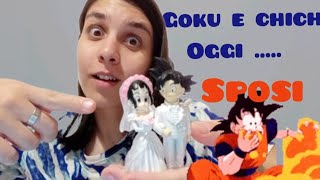 Ecco la mini statuina di Goku e Chichi che si sposano a tema Dragonball 😍 [upl. by Yllor747]