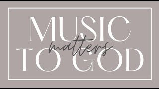 Music Matters to God Mac Lynch Session 1 [upl. by Chiquita159]