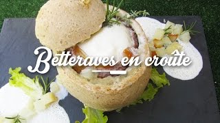 Recette de Betterave en croûte espuma de chèvre au romarin [upl. by Whiney]