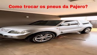 Como trocar os pneu da Pajero Full 3D [upl. by Dric926]