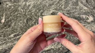 LANEIGE Lip Sleeping Mask Nourish Hydrate Vitamin C Murumuru amp Shea Butter I Product Review [upl. by Felizio]