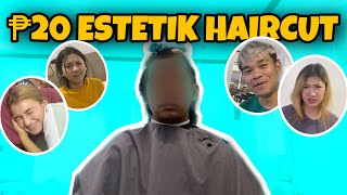 ₱20 ESTETIK HAIRCUT BRUSKOBROS [upl. by Jeniece]