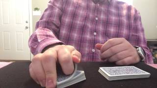 How to table riffle shuffle without card bending [upl. by Zoa128]