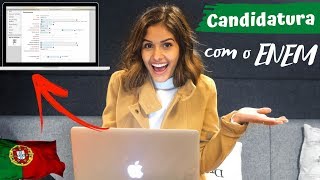 Como se candidatar para a faculdade em PORTUGAL com o ENEM tutorial [upl. by Mercola648]