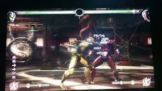 44 percent cyrax combo mk9 no reset [upl. by Aciretal]