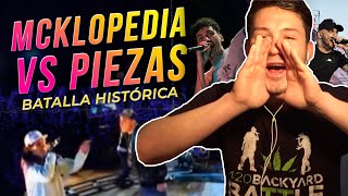 MCKLOPEDIA vs PIEZAS  HAY REPLICA PORQUE ESPAÑOLES SON LOS JUECES [upl. by Onitselec575]