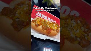 First Japadog location In Toronto japan torontofoodies torontocuisine toronto travel [upl. by Standush]